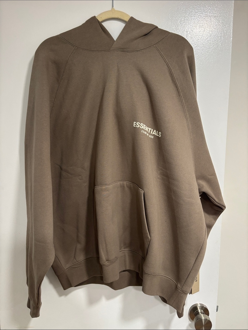 ESSENTIALS FOG Men’s Desert Taupe Hoodie Sweatshirt